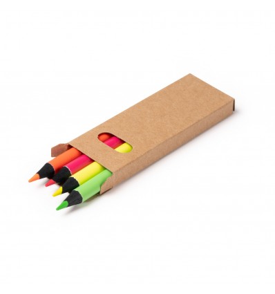 Set de 4 creioane fluorescente MARGA