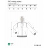 Hanorac de barbaţi Trendy Zipper