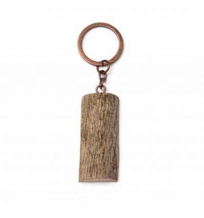 Breloc rustic din lemn TOPAC